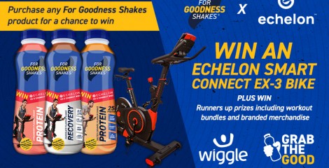 WIN an Echelon smart bike with For Goodness Shakes